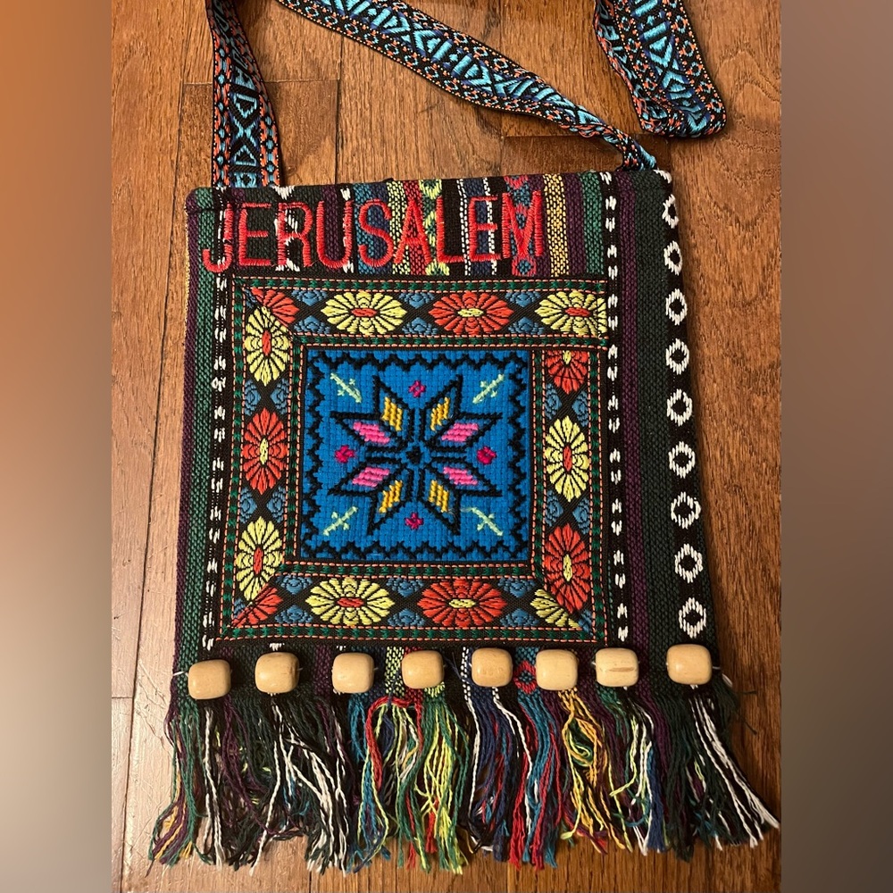 Handmade Crossbody Bag from Jerusalem, NWOT